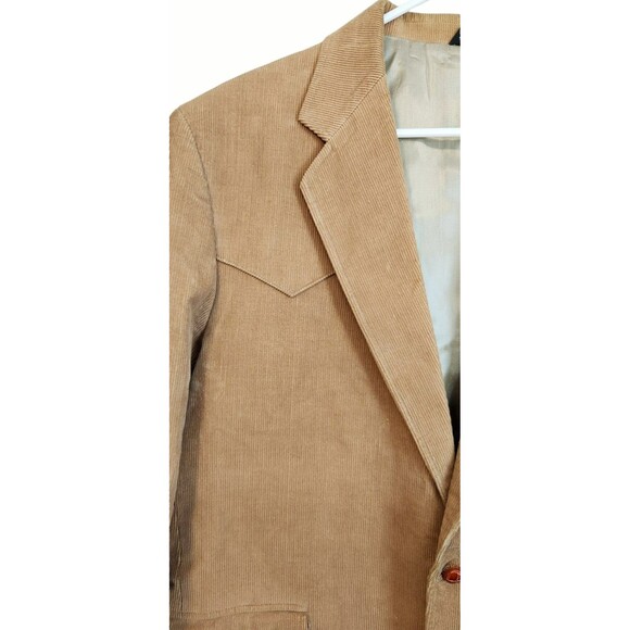 Vintage Brad Whitney 70's Men's Western Corduroy Suede Elbow Patches Jacket 44R - Picture 5 of 10